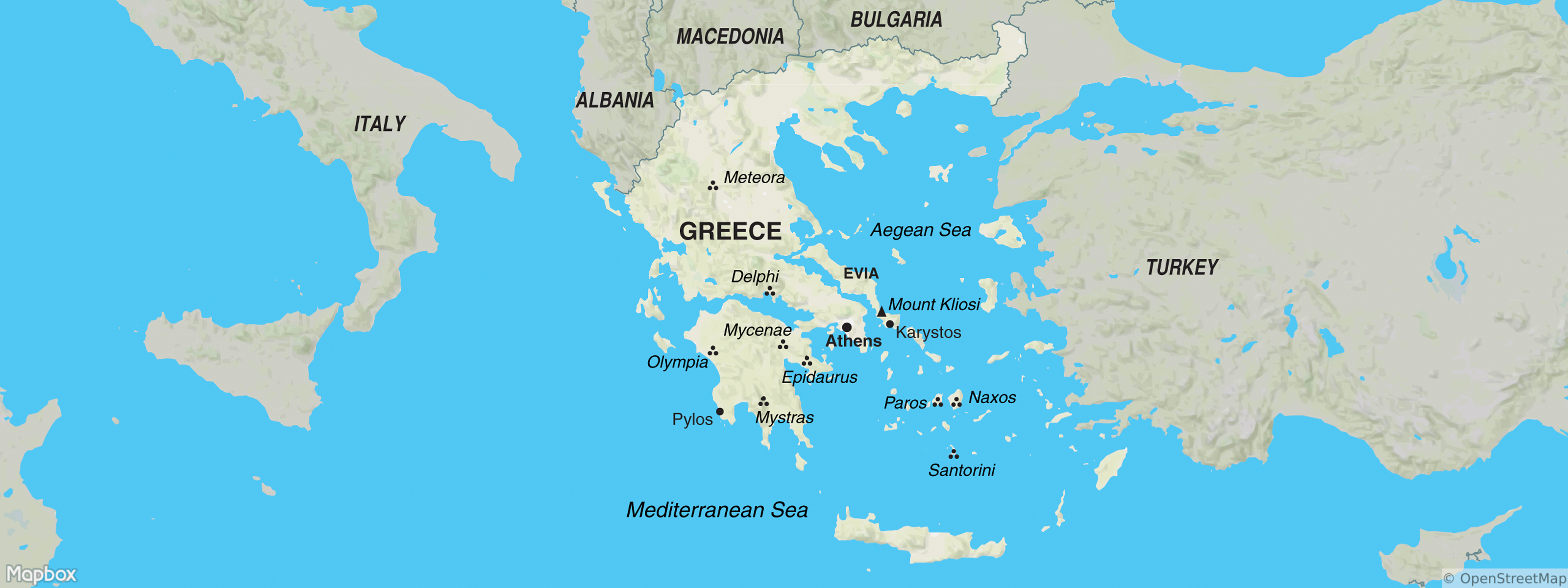 Greece map