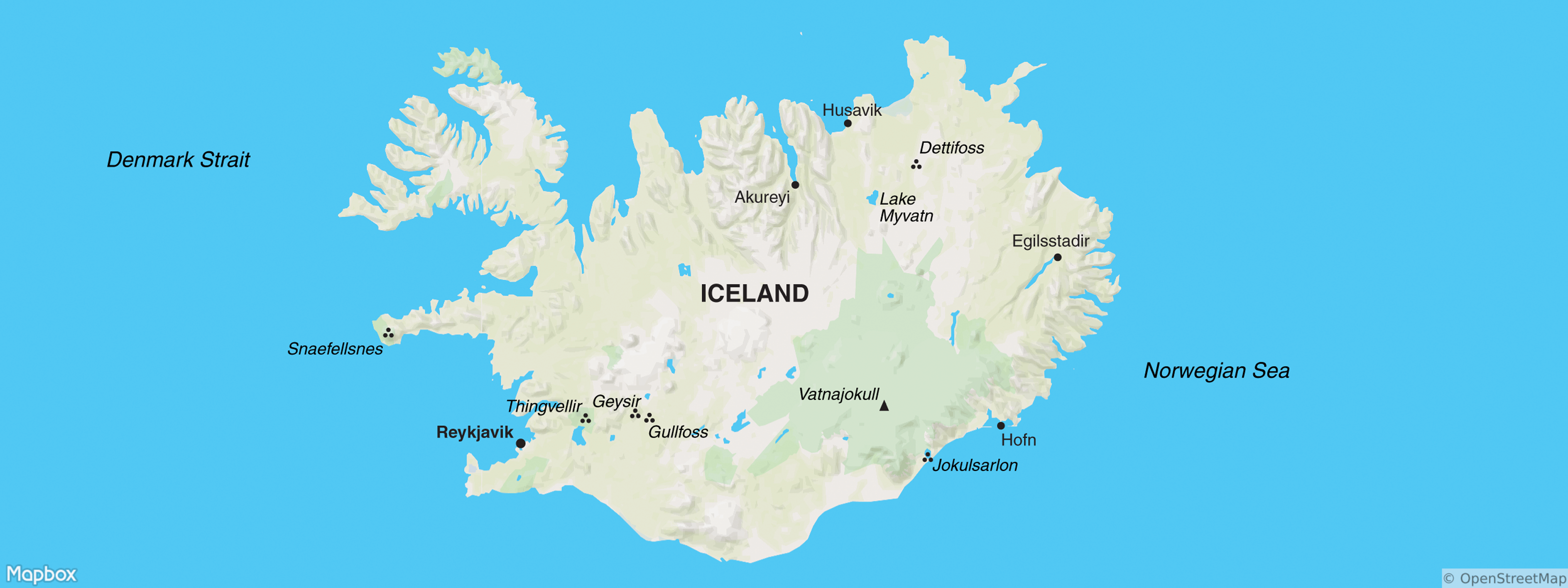 Iceland Map