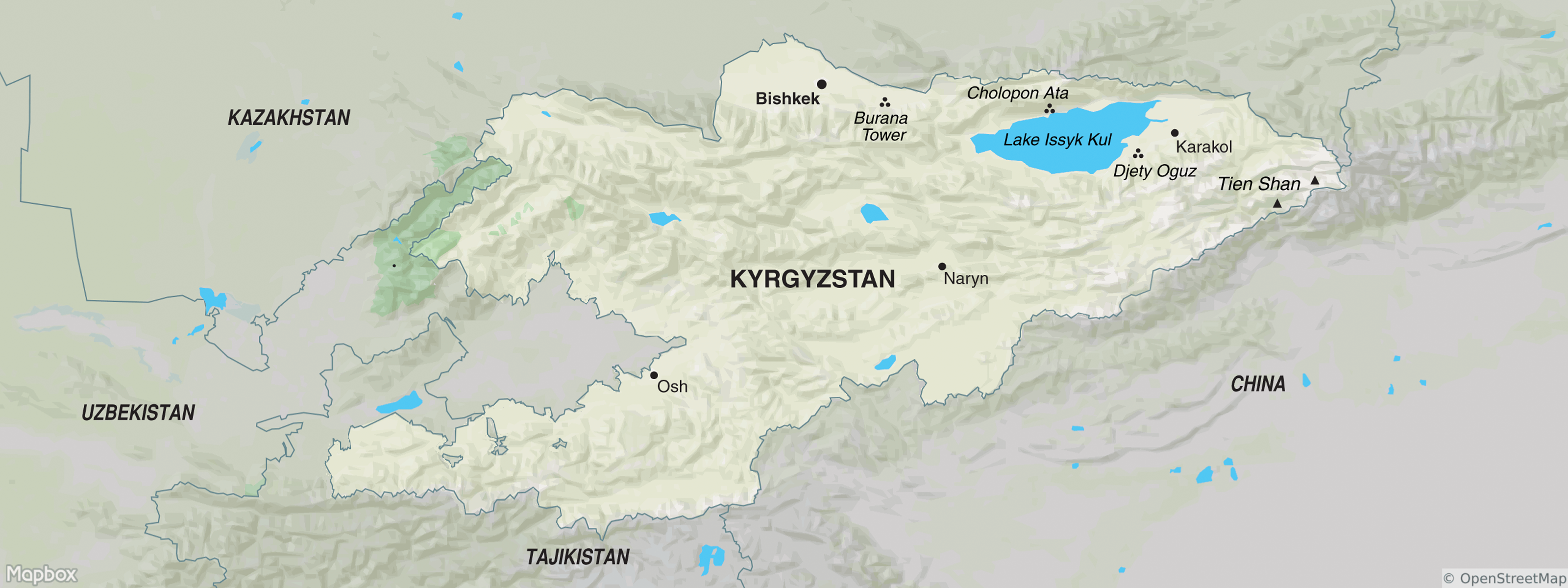 Kyrgyzstan Map