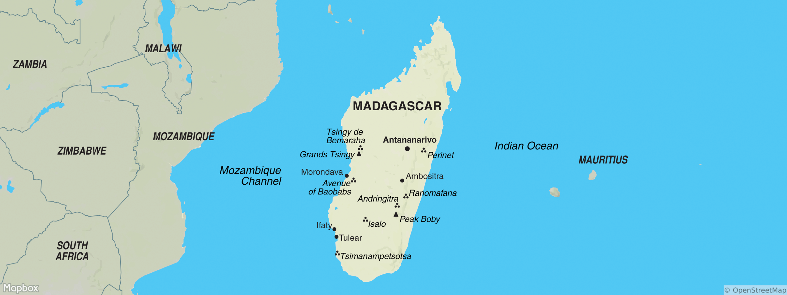 madagascar map
