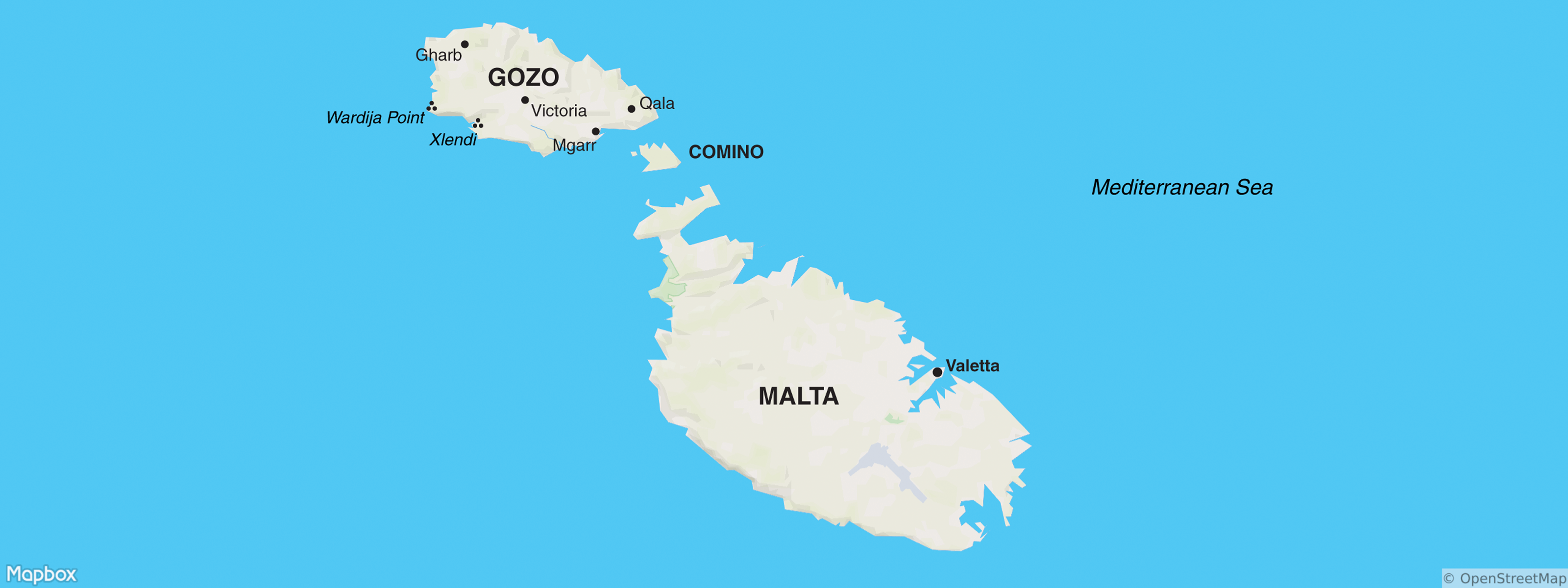 Malta map