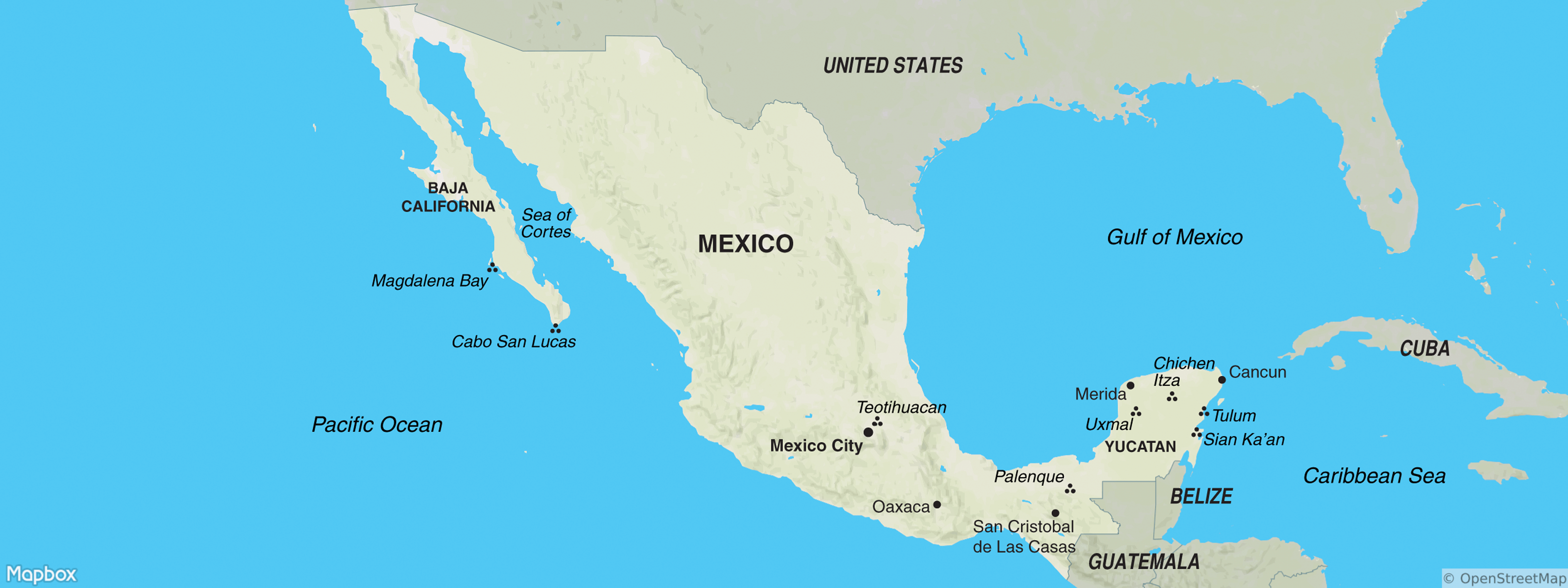 Mexico map