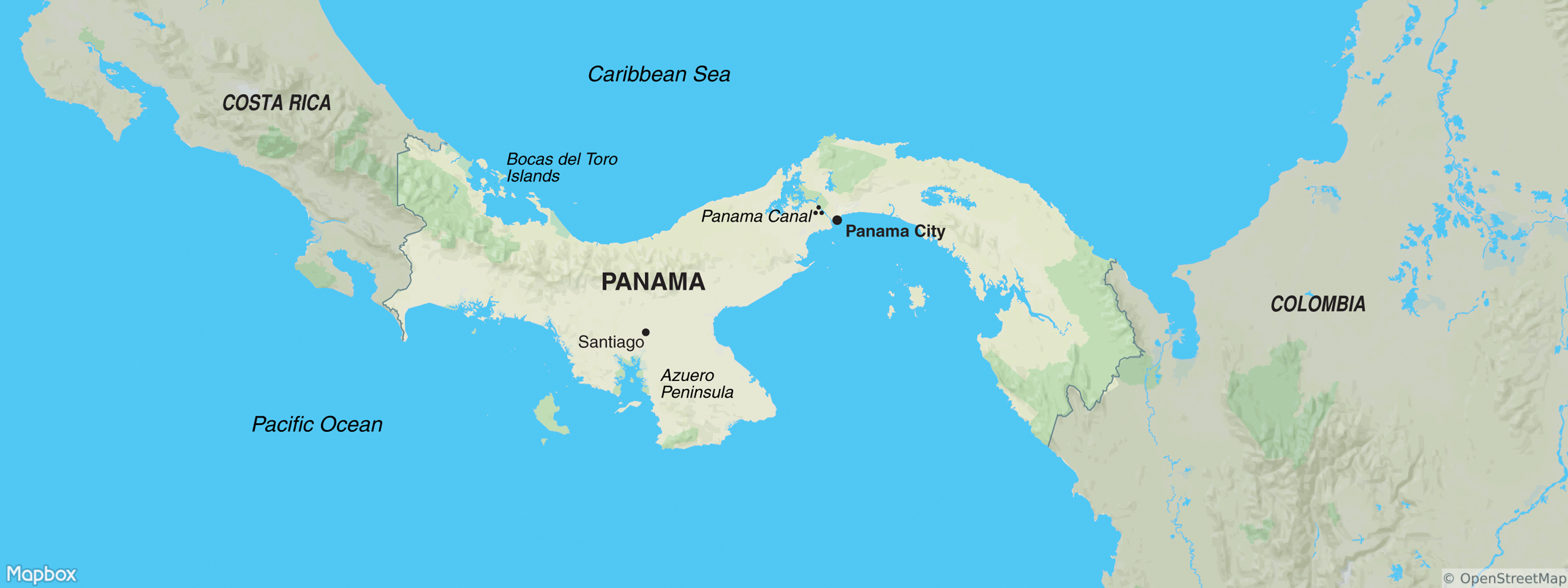 Panama map