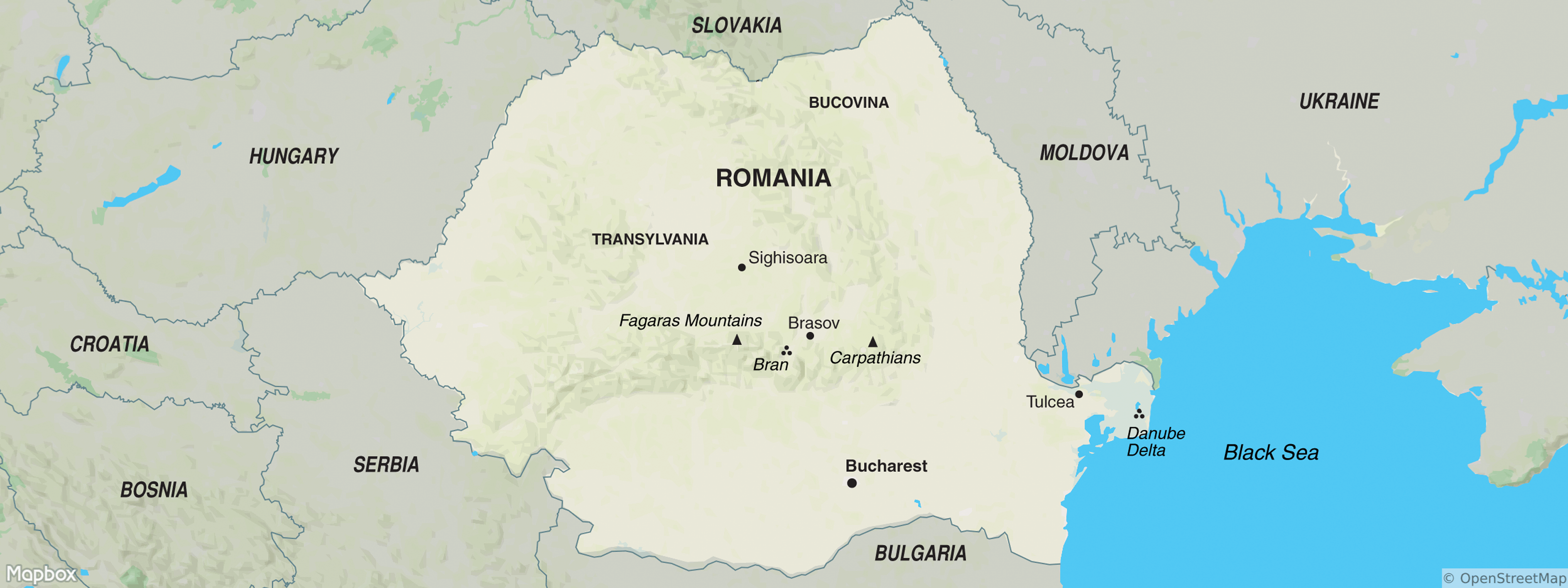 Romania map