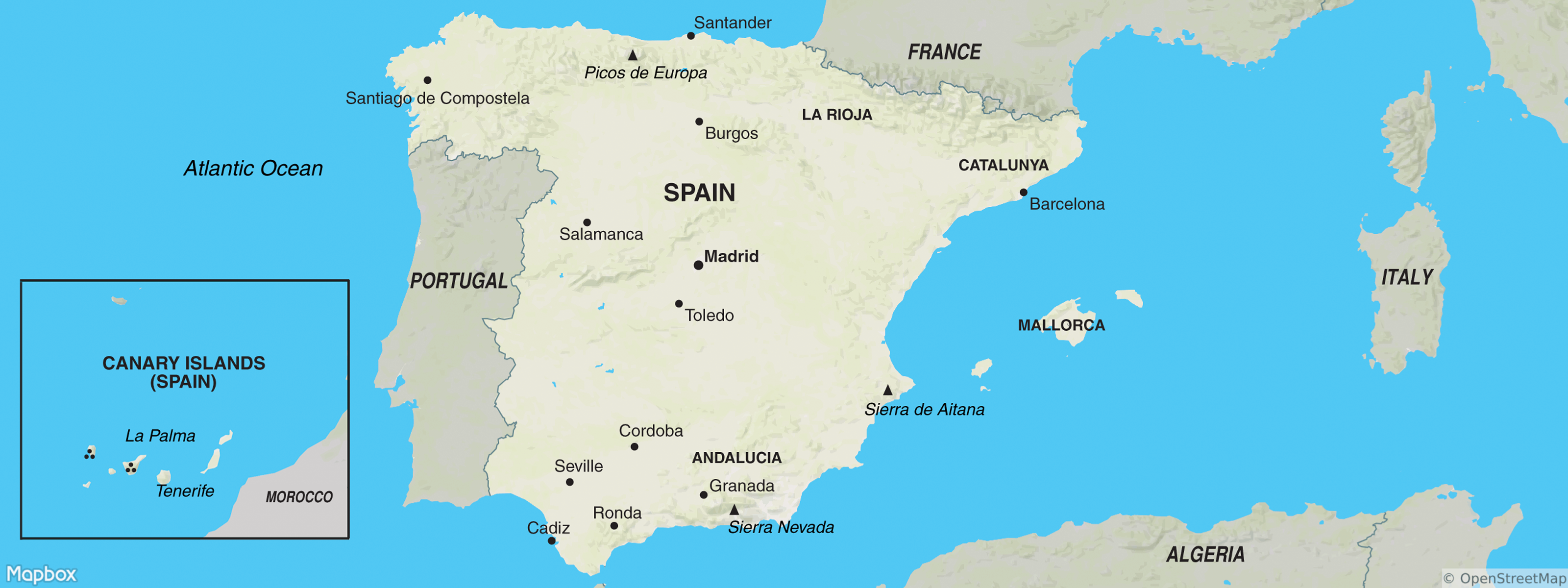 Spain Map