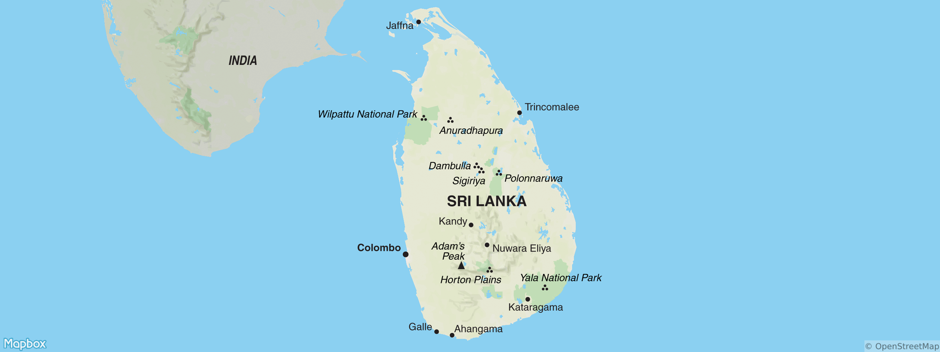 Sri Lanka Map