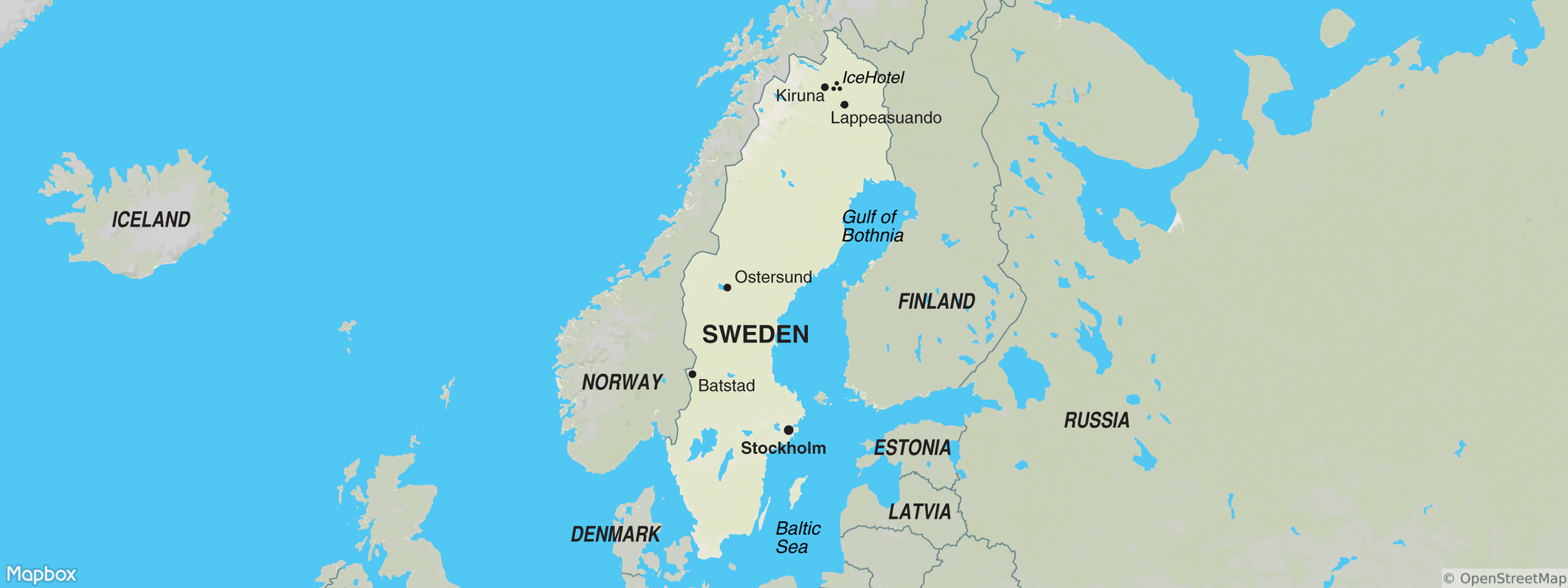 Sweden map