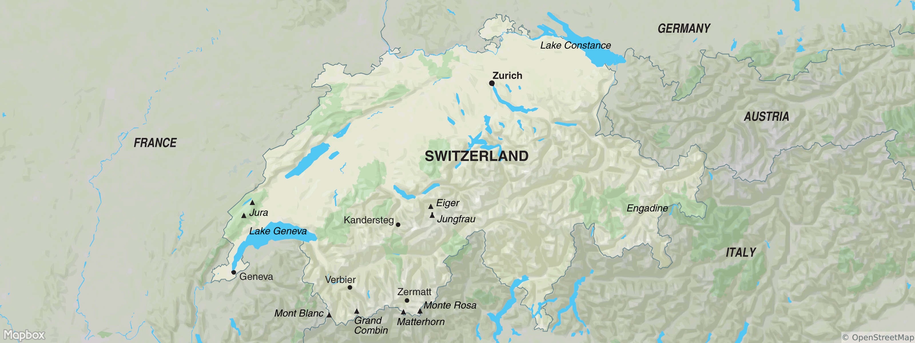 Switzerland Map