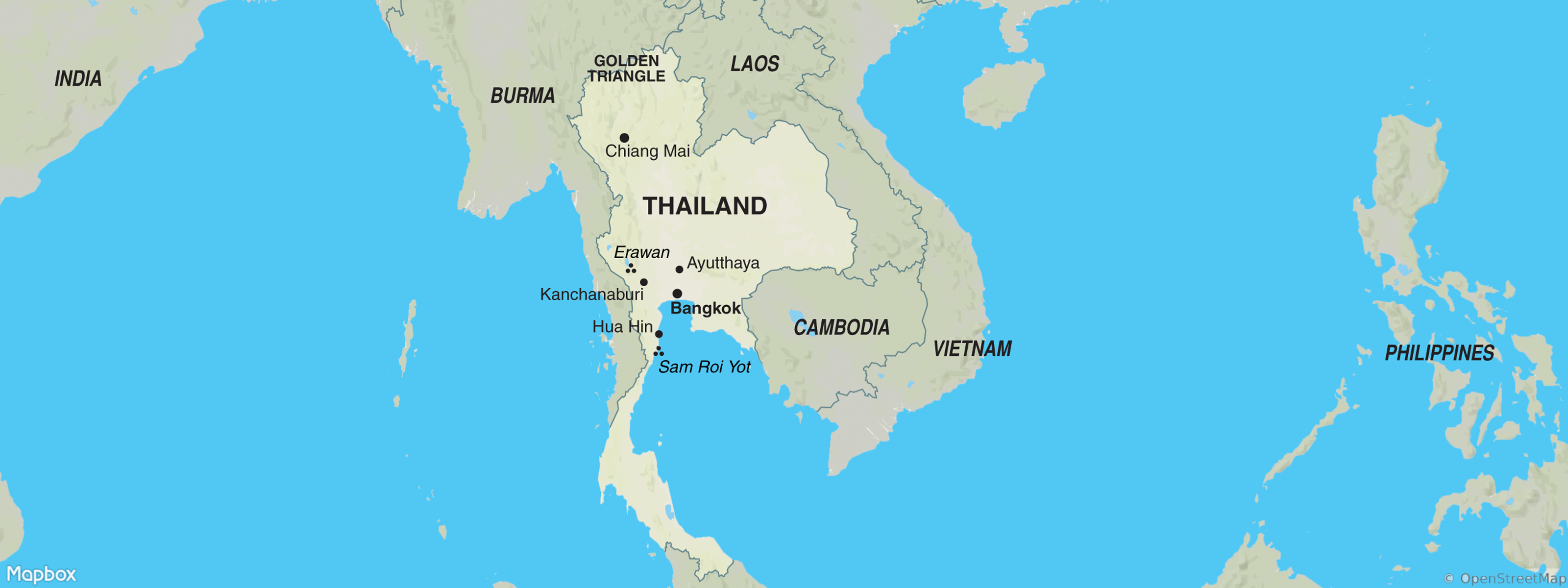 Thailand Map