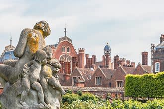 A sculpture in the grounds of Hampton Court Palace