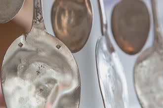 Spoons in craft shop Perth, Ontario