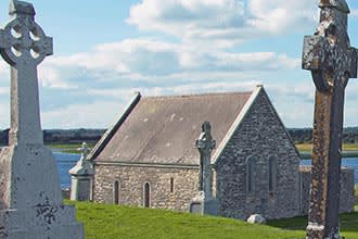 Grafstenen in Clonmacnoise
