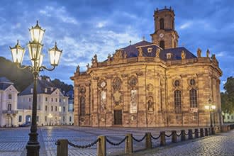 Eglise baroque protestante Ludwigskirche à Saarbrücken
