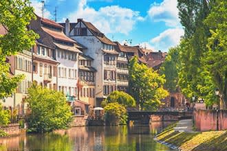 Strasbourg summer waterway