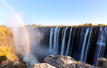 Victoria falls - The biggest waterfall in Africa, bordering Zambia and Zimbabwe