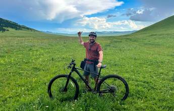 Cycling in Mongolia