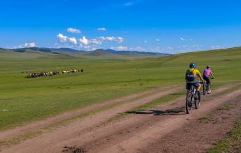 Cycling in Mongolia