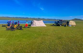 Cycling in Mongolia