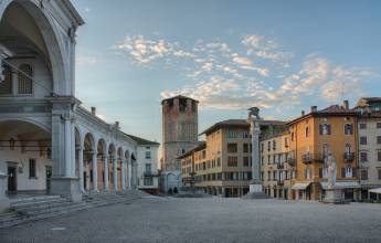 Piazza della Liberta in Udine,Italy