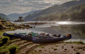Canoeing on the Zambezi River