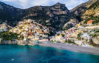 Bust on display on the Amalfi Coast, Italy