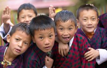 Children in Bhutan