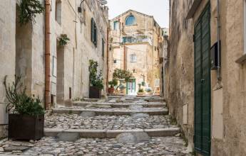 matera city downtown, Basilicata, Italy