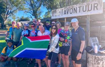 Group Cycling South Africa's Route 62