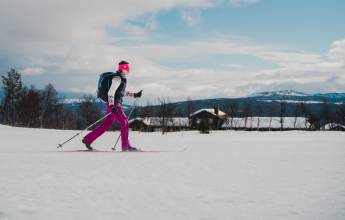 Cross-Country Skiing in Skåbu, Norway
