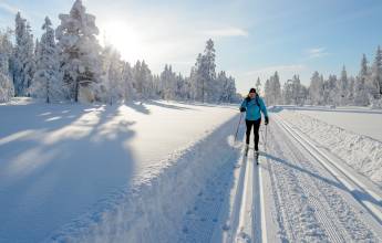 Cross-Country Skiing in Skåbu, Norway