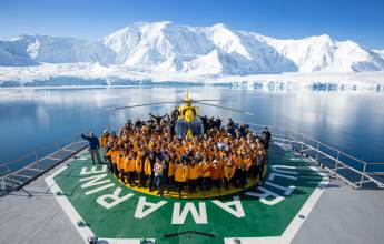 Antarctica by Helicopter: Crossing the Circle and the Peninsula