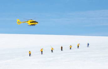 Antarctica by Helicopter: Crossing the Circle and the Peninsula