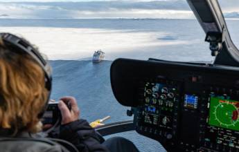 Antarctica by Helicopter: Crossing the Circle and the Peninsula