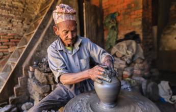 Nepalese potter