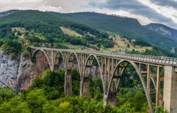 View on Đurđevića Tara Bridge