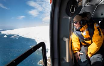 Antarctica by Helicopter: Crossing the Circle and the Peninsula