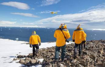 Antarctica by Helicopter: Crossing the Circle and the Peninsula