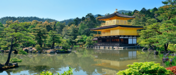 Golden temple Pavilion Tokyo