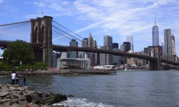 Brooklyn Bridge from the Shore
