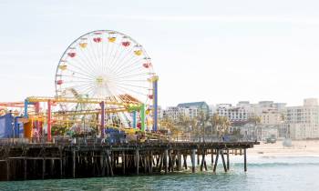 Ferris wheel on Santa Monica Pier