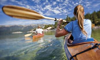 Kayaking on Lake Tahoe