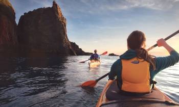 Kayaking at Three Sisters