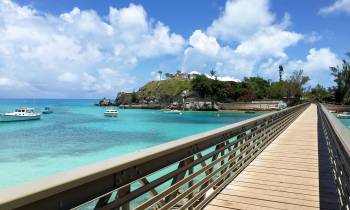 a bridge over a body of water