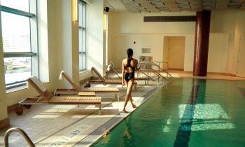 a person that is standing in the water