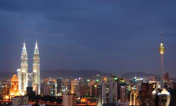 Kuala Lumpur at night