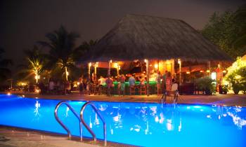 Poolside bar