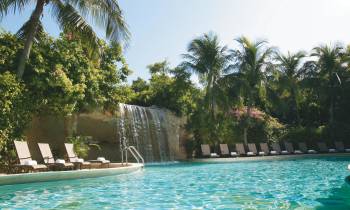 a large pool of water