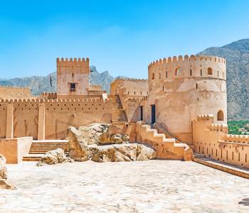 Nakhal Fort in Al Batinah, Oman.