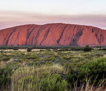 Uluru at sunset
