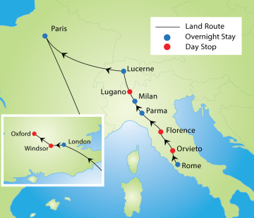 Ultimate Rome To London Tour
